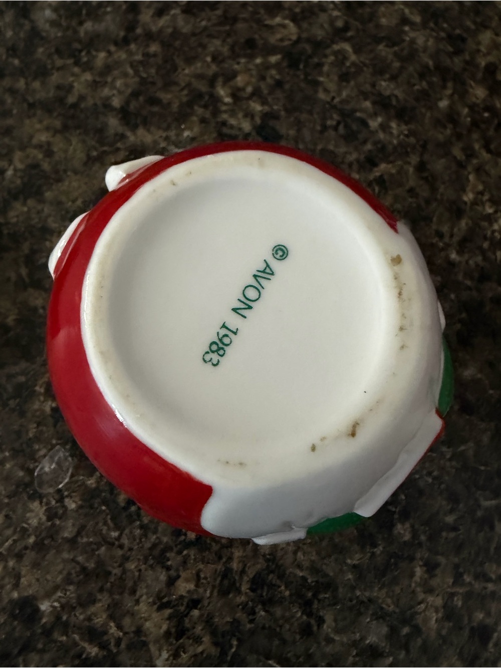 Vintage Avon Claus & Company Red and White Santa Creamer & Mrs. Claus Sugar Bowl - Picture 11 of 11